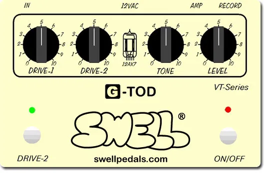 Swell Pedals G-TOD - Hi-Gain Guitar Tube OverDrive