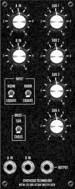 Synthesis Technology MOTM-120 Sub-Octave Multiplexer