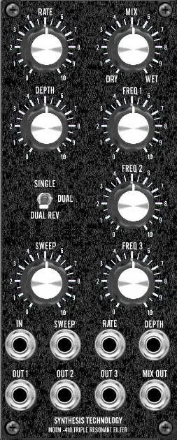 Synthesis Technology MOTM-410 Triple Resonant Filter with Dual VCLFO