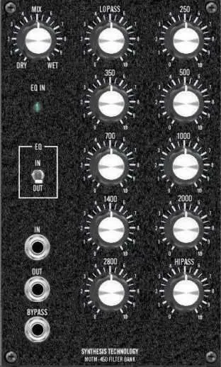 Synthesis Technology MOTM-450 Fixed Filter Bank