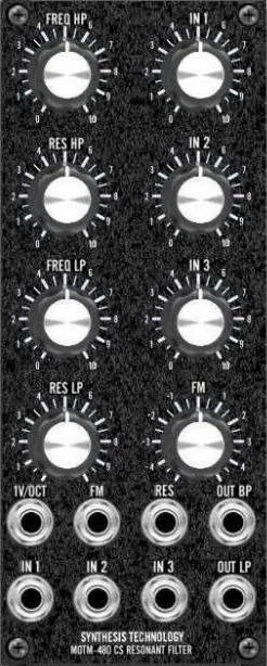 Synthesis Technology MOTM-480 CS-80 Resonant Filter