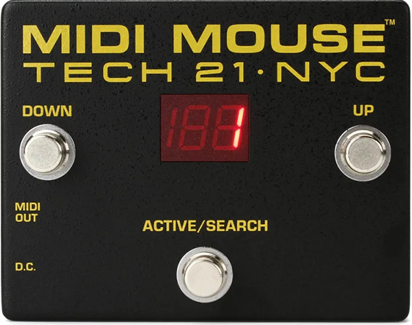 Tech 21 MIDI Mouse MIDI Foot Controller Pedal