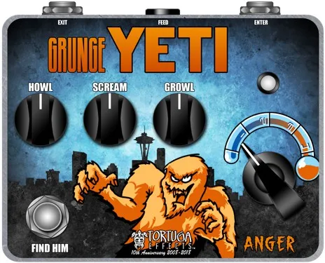 Tortuga Effects Grunge Yeti - High Gain Fuzzstortion