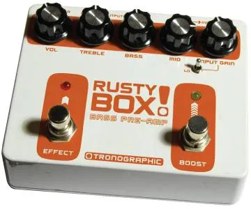 Tronographic Rusty Box - Bass Pre-Amp