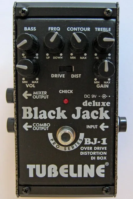 TubeLine (Pro series) BJ-1 Black Jack Deluxe - Overdrive / Distortion / DI Box