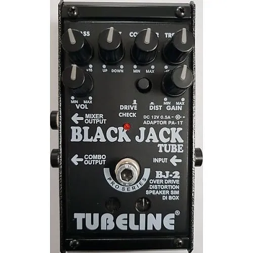 TubeLine (Pro series) BJ-2 Black Jack Tube - Overdrive / Distortion / Speaker SIM / DI Box