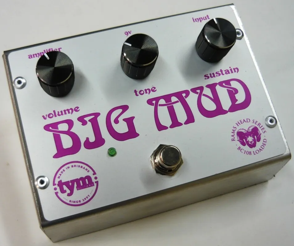Tym Guitars Big Mud Violet Rams Head