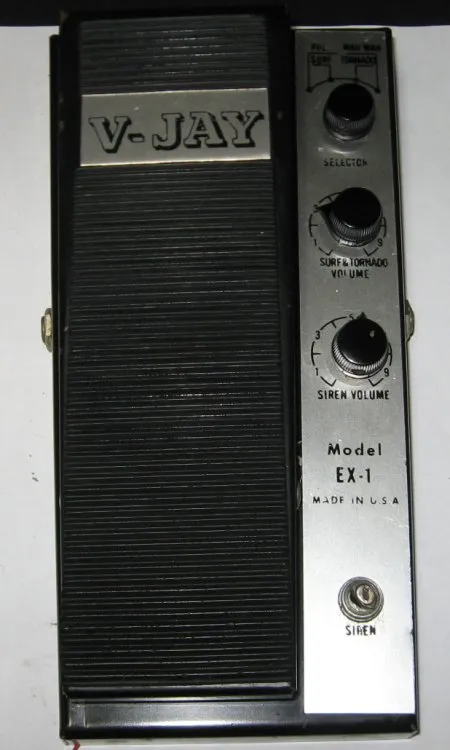 V-Jay Model EX-1 Siren and Volume / Wah-Wah / Surf & Tornado Pedal