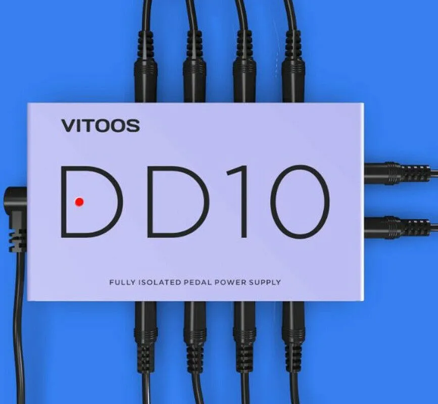Vitoos DD10 Fully Isolated Pedal Power Supply