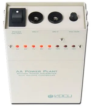 VOCU AA Power Plant - Battery Power Distributer with Voltage Controller