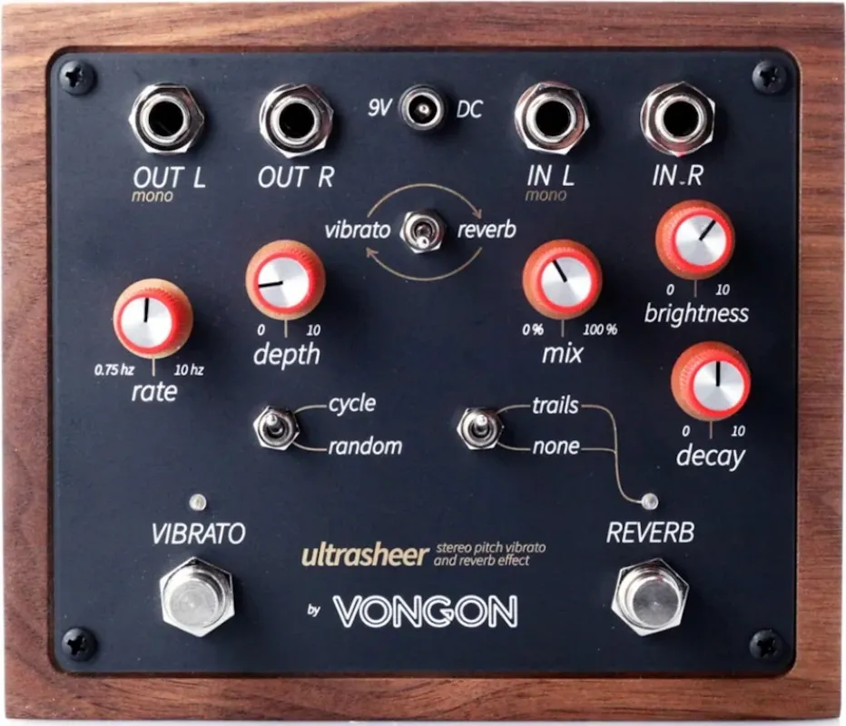 Vongon Ultrasheer - Stereo Pitch Vibrato Pedal