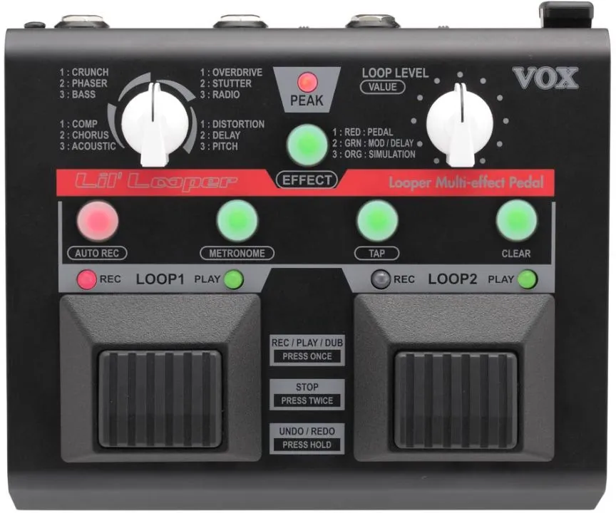 Vox VLL1 Lil' Looper - Looper Multi-Effect Pedal