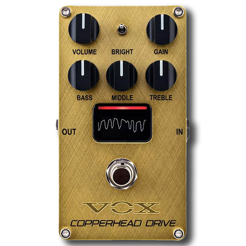 Vox VECD Valvenergy Copperhead Drive Analog Distortion Pedal w/ NuTube