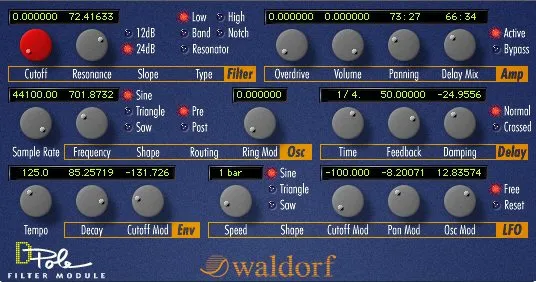 Waldorf D-Pole Filter Module
