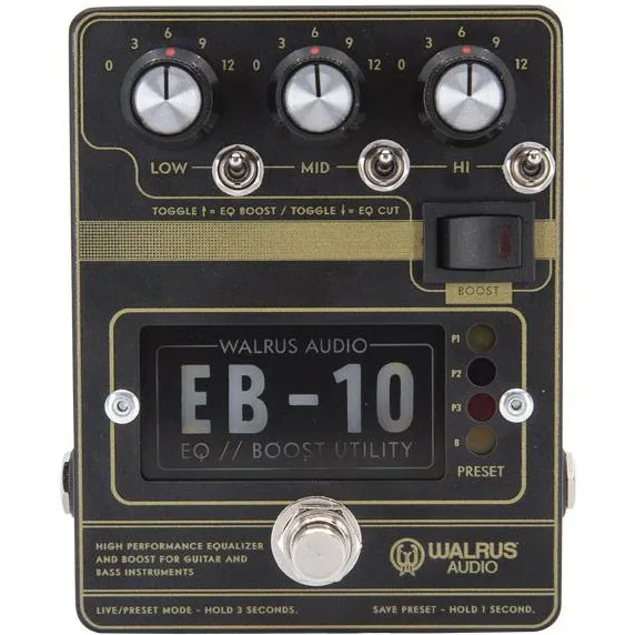 Walrus Audio EB-10 Preamp / EQ / Boost Utility