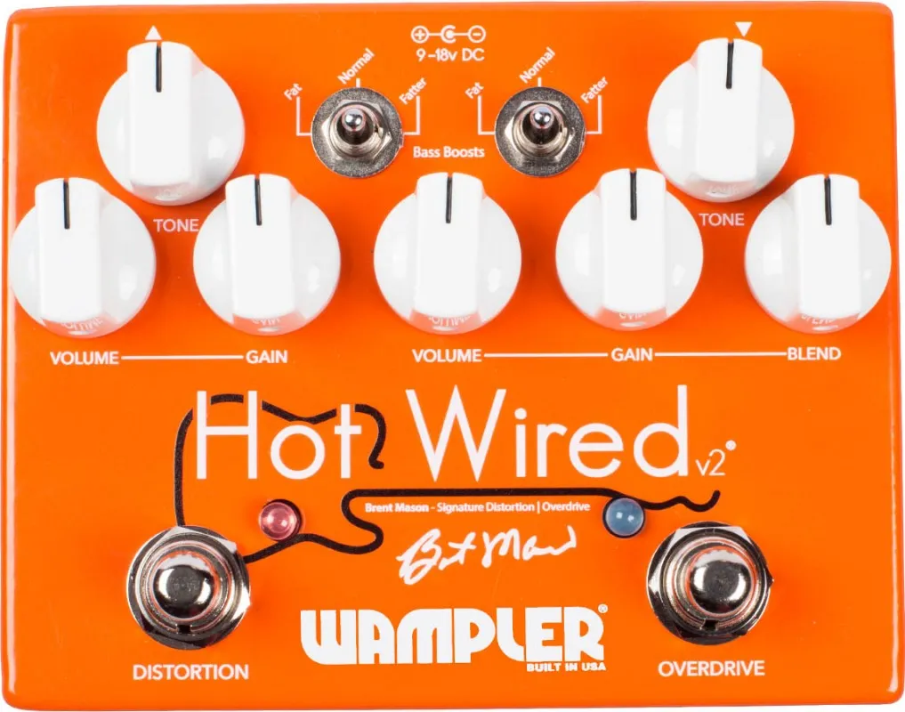Wampler Pedals Brent Mason "Hot Wired" Overdrive/Distortion