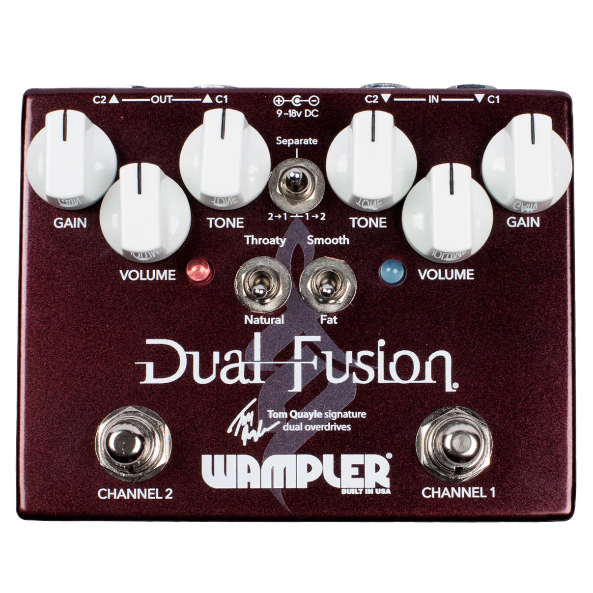 Wampler Dual Fusion Tom Quayle Signature Dual Overdrive Pedal
