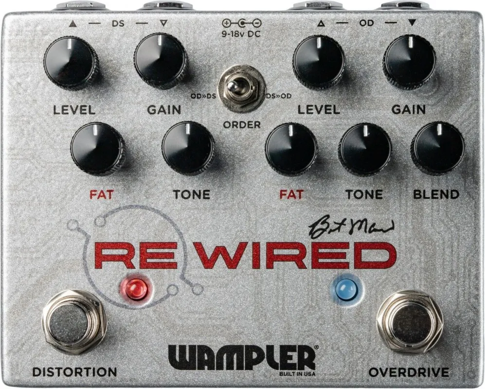 Wampler Brent Mason: ReWired Overdrive and Distortion Pedal