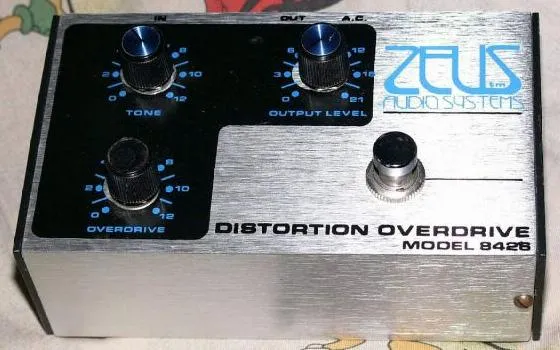 Zeus model 8426 Distortion Overdrive