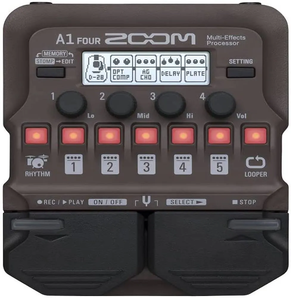 Zoom A1 Four Acoustic Instrument Multi-Effect Processor
